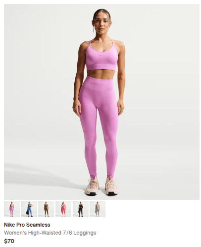 Nike Pro seamless high-waisted leggings