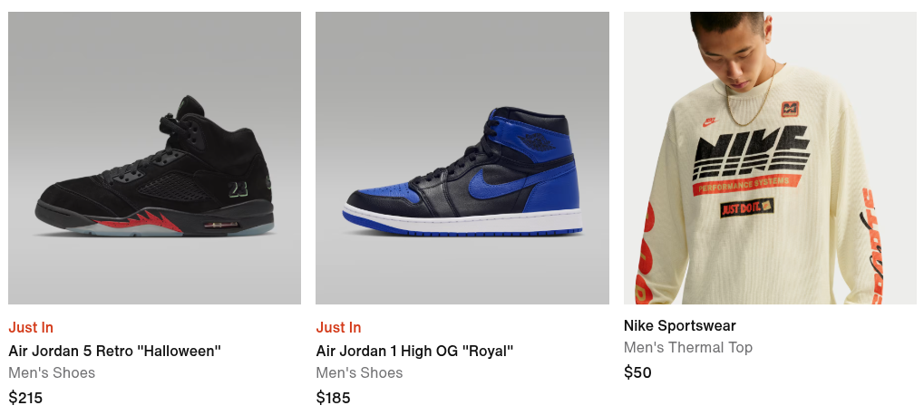 Nike new arrivals