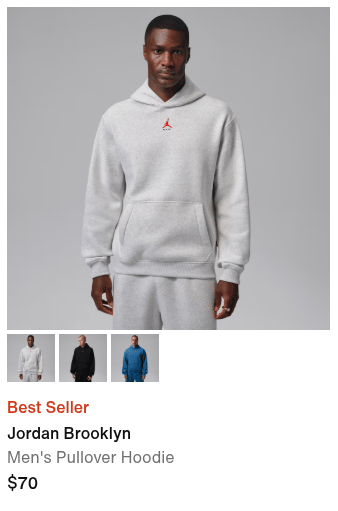 Jordan Brooklyn men's pullover hoodie