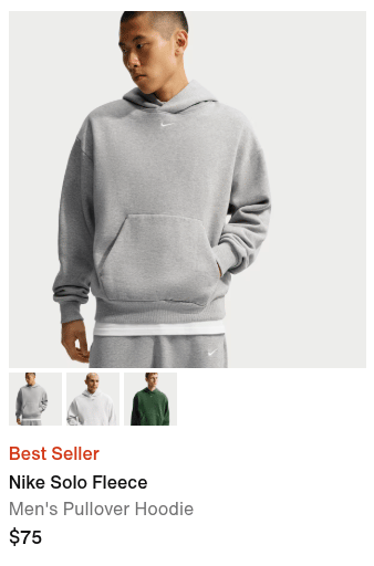 Nike Solo Fleece men's hoodie