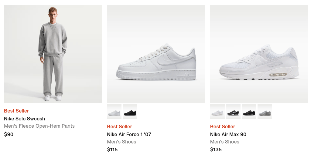 Nike Air Max featured styles