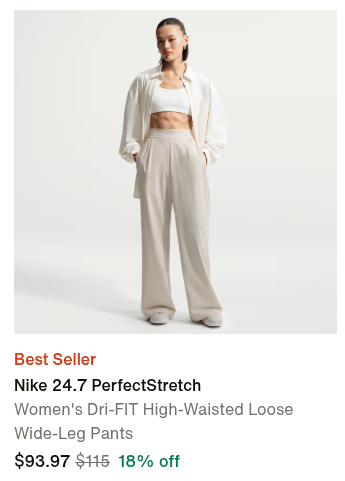 Nike 24.7 PerfectStretch women's pants