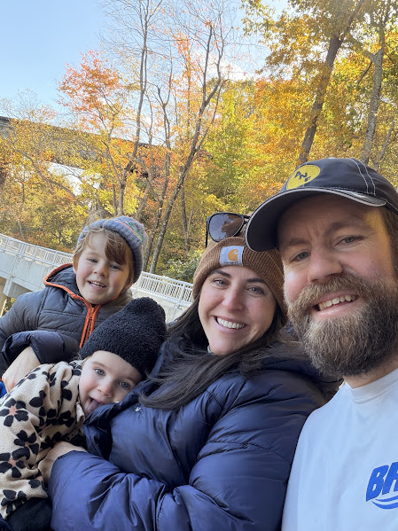 Eric Guthrie with family