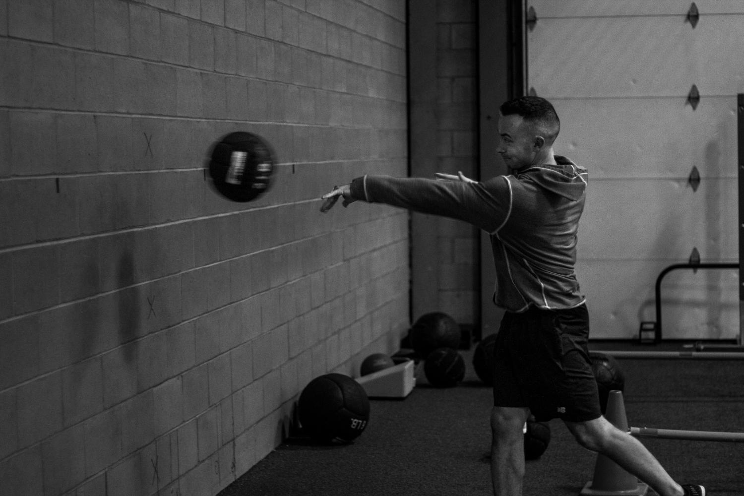 Mike Boyle training athletes at MBSC