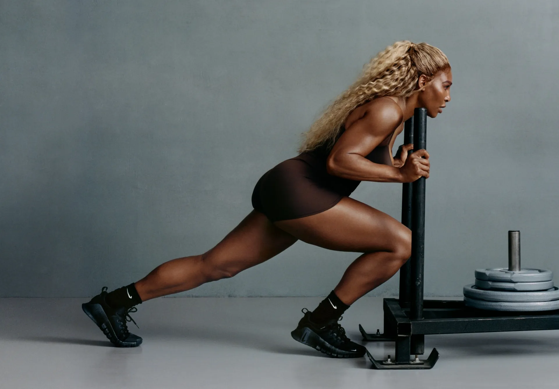 Serena Williams training - NikeSkims